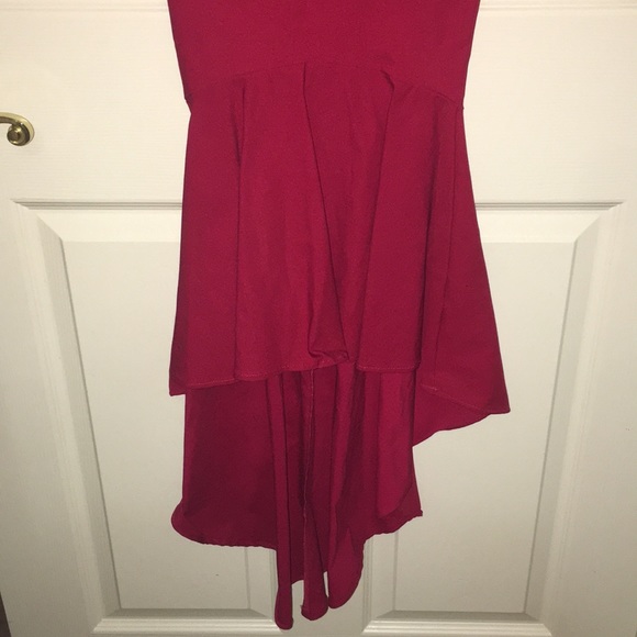 Auditions Off Shoulder High/Low Ruffle Dress - Picture 2 of 7